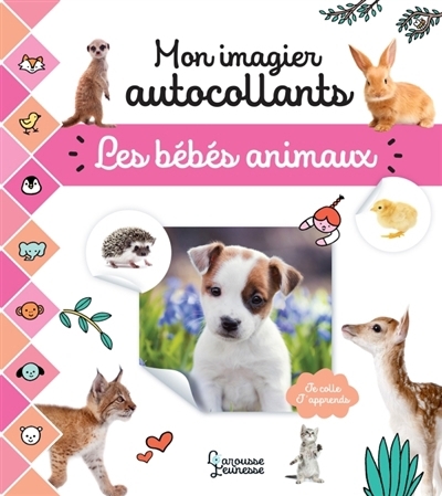 Mon imagier autocollants : Les bébés animaux | 