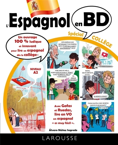 L'espagnol en BD, spécial collège, niveau A2 | Nunez Sagredo, Alvaro