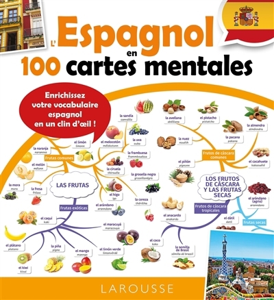 L'espagnol en 100 cartes mentales : enrichissez votre vocabulaire espagnol en un clin d'oeil ! | 