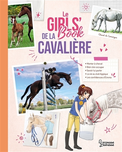 girls' book de la cavalière (Le) | Mullenheim, Sophie de (Auteur) | Greff, Linda-Laure (Illustrateur) | Miller, Cécile (Illustrateur)