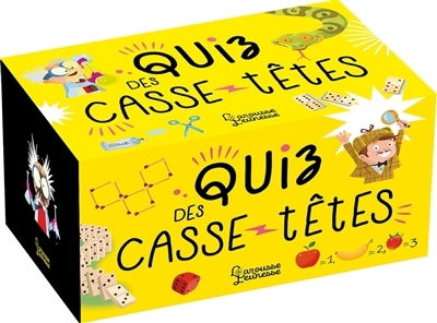 quiz des casse-têtes (Le) | Meyer, Aurore (Auteur) | Boyer, Alain (Illustrateur)