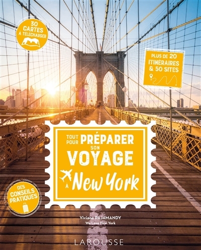 Tout pour préparer son voyage à New York : plus de 20 itinéraires & 50 sites | Pajamandy, Viviane (Auteur)