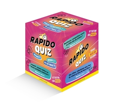 Rapido quiz | Jeux d'ambiance