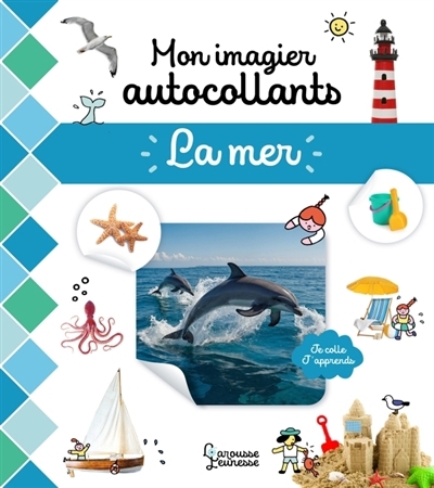 Mon imagier autocollants - La mer | 