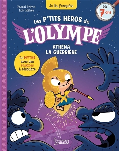 Les petits héros de l'Olympe - Athéna la guerrière | Prévot, Pascal (Auteur) | Méhée, Loïc (Illustrateur)