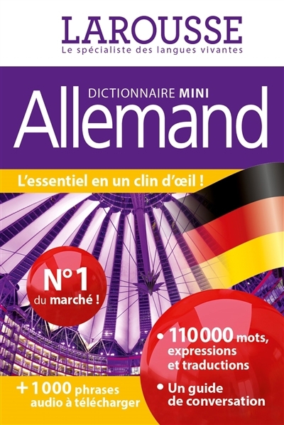 Allemand : dictionnaire mini : français-allemand, allemand-français = Deutsch : Miniwörterbuch : Französisch-Deutsch, Deutsch-Französisch | 