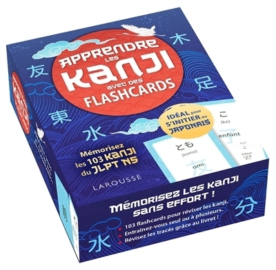 Apprendre les kanji avec des flashcards : mémorisez les 103 kanji du JLPT N5 | Lassalle-Joseph, Eva (Auteur)