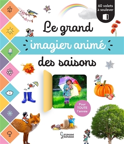 Le grand imagier animé des saisons | 