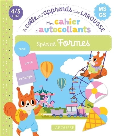 Mon cahier d'autocollants spécial formes | 