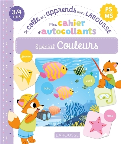 Mon cahier autocollants spécial couleurs | 