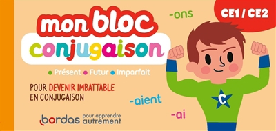 Mon bloc conjugaison CE1, CE2 : pour devenir imbattable en conjugaison | Le Madec, Hervé