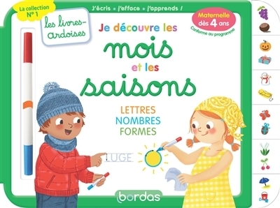 Je découvre les mois et les saisons | Hudrisier, Cécile (Illustrateur) | Chiodo, Virginie (Illustrateur)