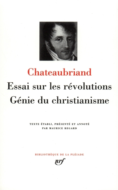 Essai sur les révolutions | Chateaubriand, François René de