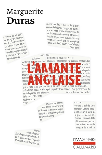 L'amante anglaise | Duras, Marguerite