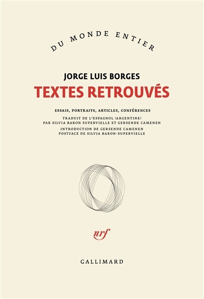 Textes retrouvés | Borges, Jorge Luis