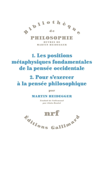 Séminaires (exercices) 1937-1938 et 1941-1942 | Heidegger, Martin (Auteur)