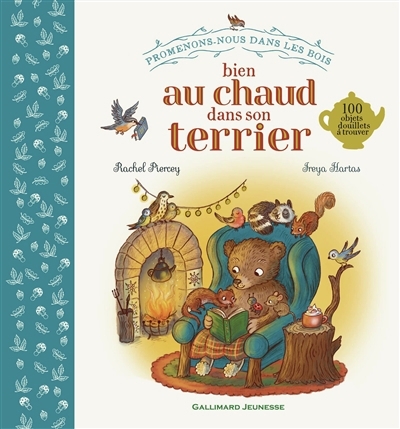 Bien au chaud dans son terrier : 100 objets douillets à trouver | Piercey, Rachel (Auteur) | Hartas, Freya (Illustrateur)