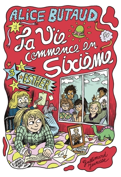 vie commence en sixième (La) T.03 - Esther | Butaud, Alice (Auteur) | Chetteau, Lisa (Illustrateur)