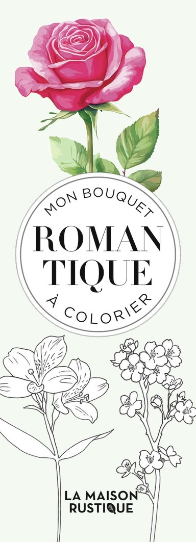 Mon bouquet romantique à colorier | 