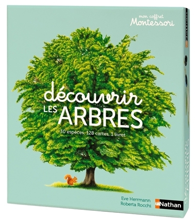 Découvrir les arbres : mon coffret Montessori : 30 espèces, 128 cartes, 1 livret | Herrmann, Eve (Auteur) | Rocchi, Roberta (Illustrateur)