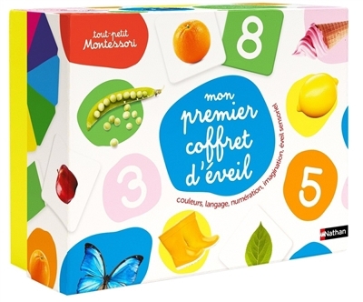 Mon premier coffret d'éveil : couleurs, langage, numération, imagination, éveil sensoriel | Jeux éducatifs