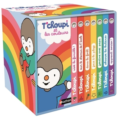 T'choupi et les couleurs : ma petite bibliothèque | Courtin, Thierry (Auteur)