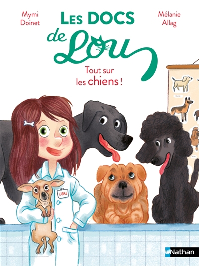 Les docs de Lou - Tout sur les chiens | Doinet, Mymi (Auteur) | Allag, Mélanie (Illustrateur)