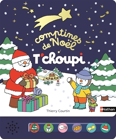 Comptines de Noël T'choupi | Courtin, Thierry (Auteur)