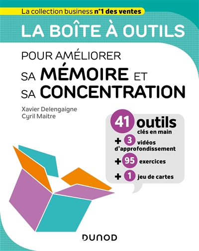 boîte à outils pour améliorer sa mémoire et sa concentration (La) | Delengaigne, Xavier