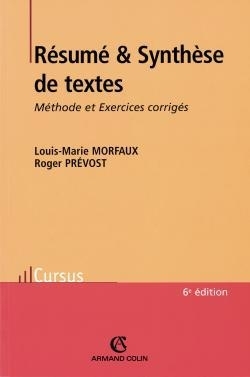 Résumé et synthèse de textes | Morfaux, Louis-Marie | Prevost, Roger