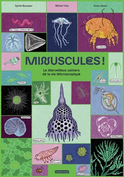 Minuscules ! : le merveilleux univers de la vie microscopique | Viso, Michel (Auteur) | Zeum, Anne (Auteur) | Baussier, Sylvie (Illustrateur)