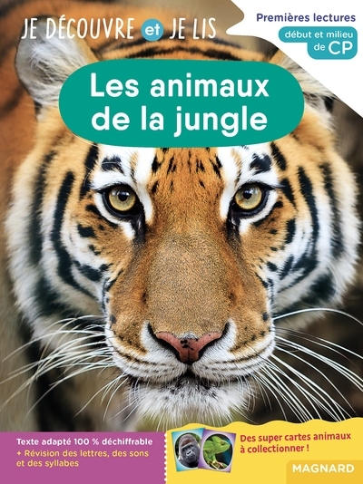 Je découvre et je lis - Les animaux de la jungle  | Gombert, Caroline | Renaud, Michel