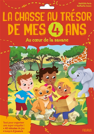 chasse au trésor de mes 4 ans : au coeur de la savane (La) | Jeux pour la famille 