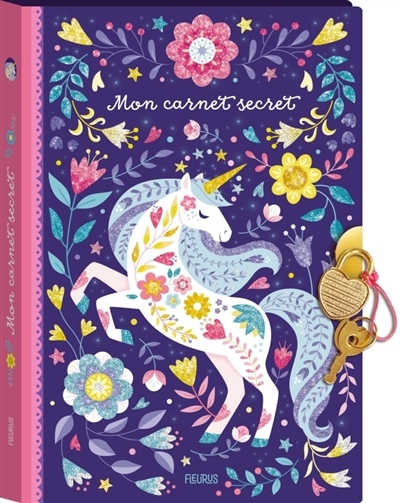 Mon carnet secret : licorne scintillante | Fabre, Léa (Illustrateur)