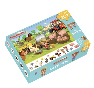 Puzzle p'tits véhicules : la ferme | Casse-têtes