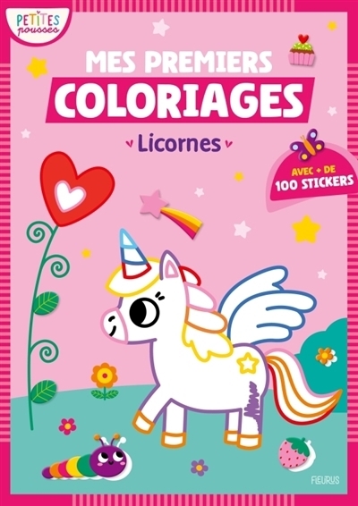 Licornes : mes premiers coloriages | Jacqué, Isabelle (Illustrateur)