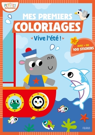 Vive l'été ! : mes premiers coloriages | Jacqué, Isabelle (Illustrateur)