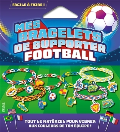 Mes bracelets de supporter football : tout le matériel pour vibrer aux couleurs de ton équipe ! | Bijoux et accessoires mode
