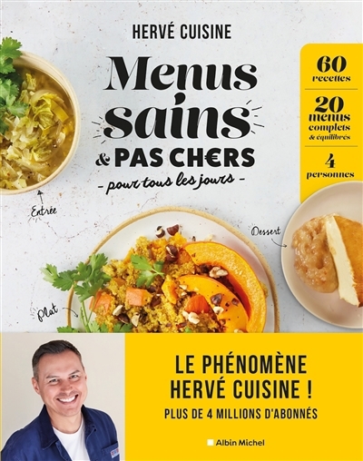 Menus sains & pas chers pour tous les jours | Palmieri, Hervé (Auteur)