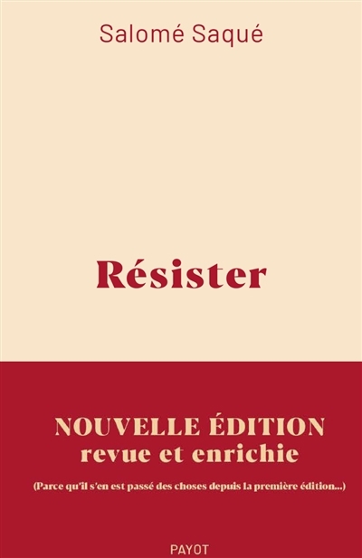 Résister | Saqué, Salomé (Auteur)