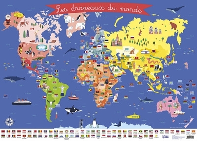 Drapeaux du monde (Les) | Affiches