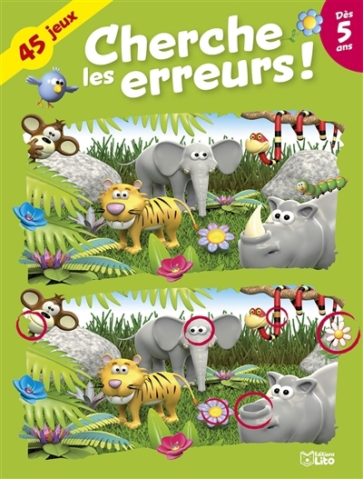 Cherche les erreurs ! : 45 jeux | Agullo, Michel (Auteur)