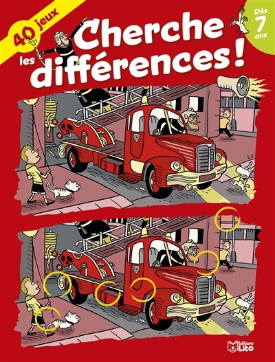 Cherche les différences ! : 40 jeux | Audouin, Laurent (Illustrateur)