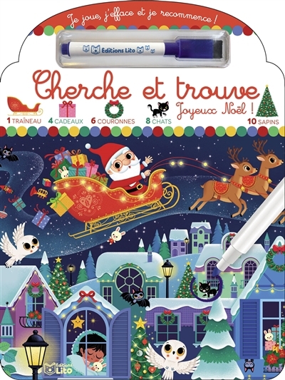 Joyeux Noël ! : cherche et trouve | Iossa, Federica (Illustrateur)