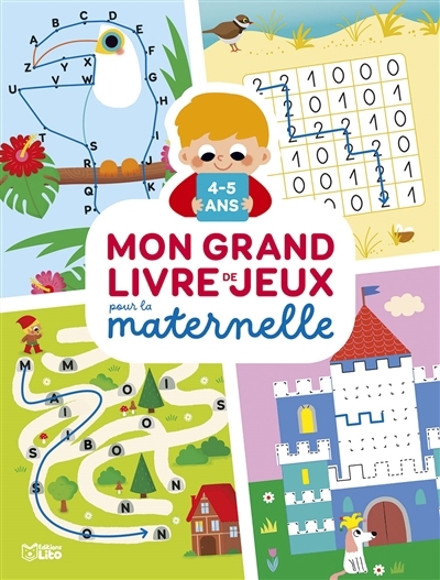 Mon grand livre de jeux pour la maternelle | Lorho, Marie-Christine