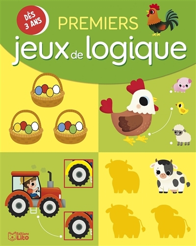 Premiers jeux de logique : à la ferme : dès 3 ans | Paku (Illustrateur)