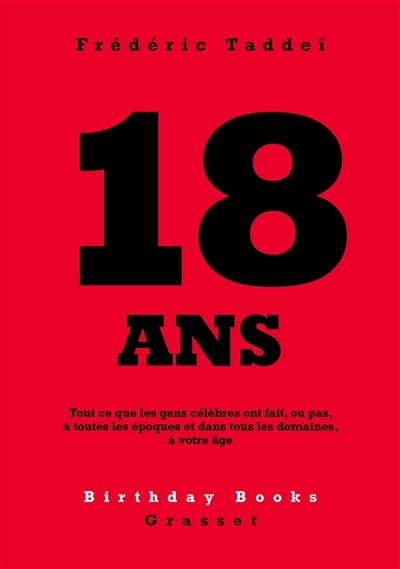 18 ans : tout ce que les gens célèbres ont fait, ou pas, à toutes les époques et dans tous les domaines, à votre âge | Taddeï, Frédéric
