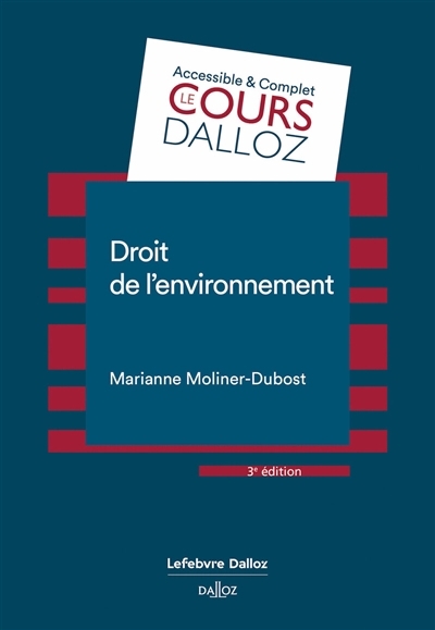 Droit de l'environnement | Moliner-Dubost, Marianne