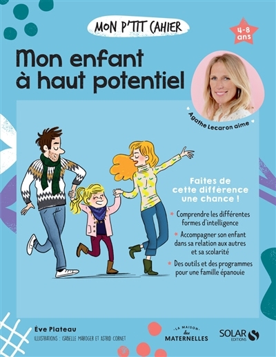 Mon p'tit cahier mon enfant à haut potentiel : 4-8 ans | Plateau, Eve