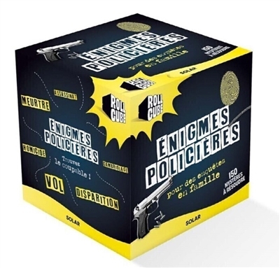 Rollcube Enigmes policières : Pour des enquête en famille | Jeux d'ambiance
